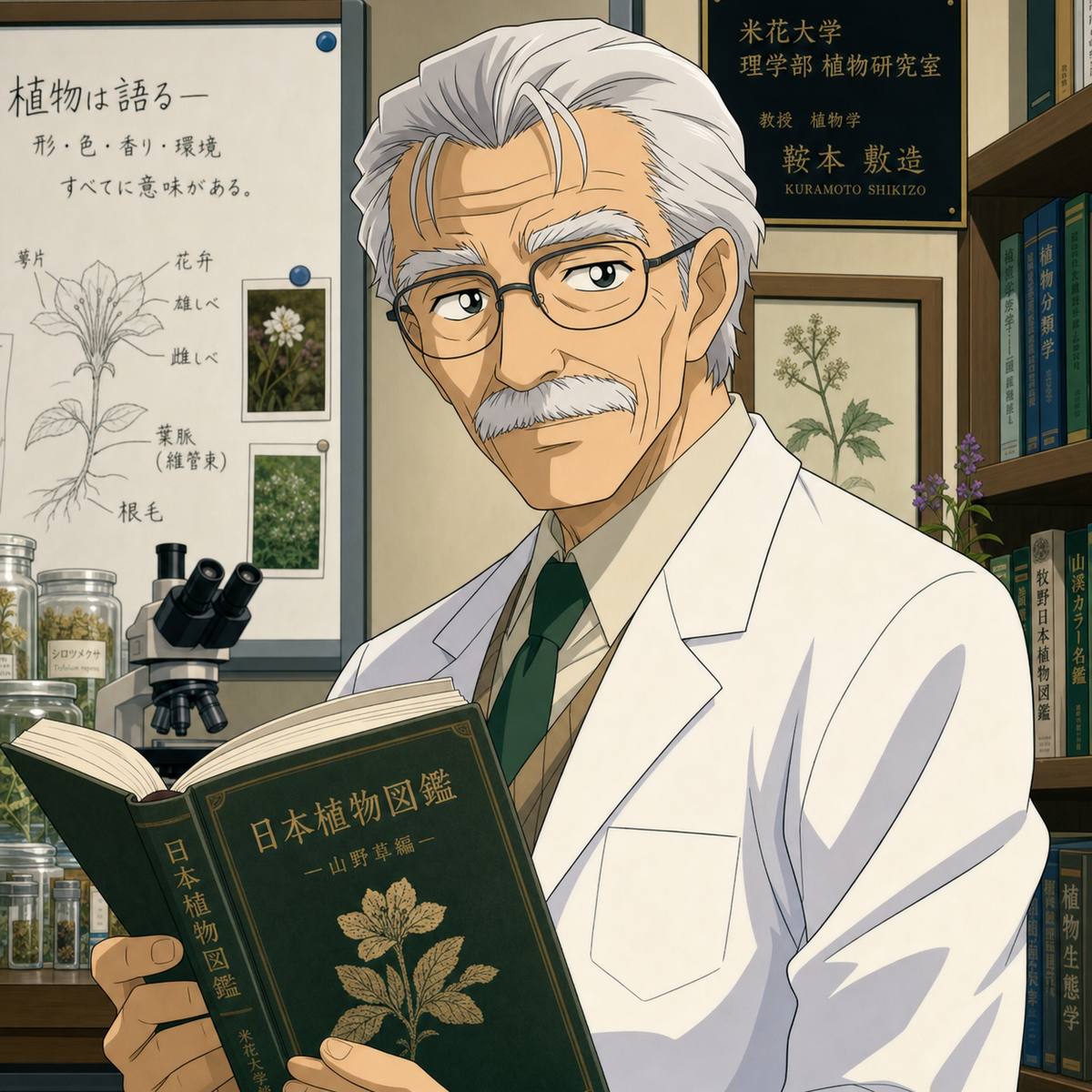 少女萝莉植物研究员张德明